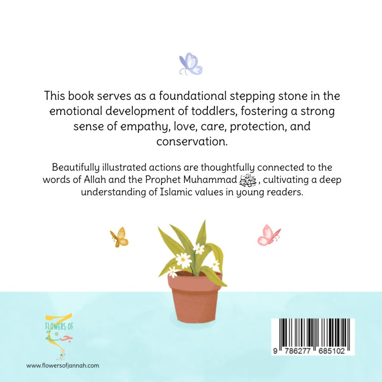 Let’s Be Kind – An Islamic Board Book for Toddlers back cover