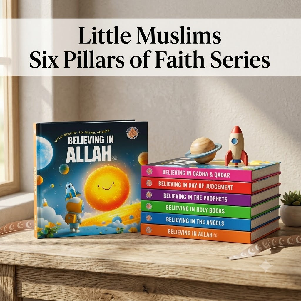 Little Muslims Six Pillars of Faith Board Book Set
