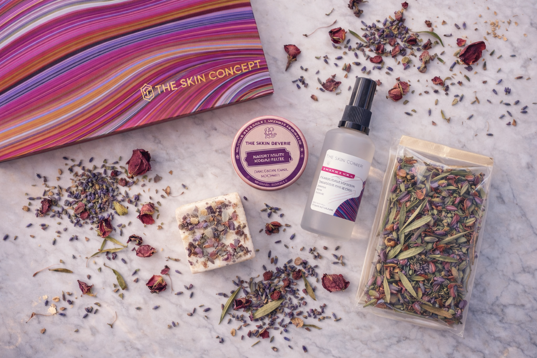 Buy Luxury Care Ritual Box by The Skin Concept at deensquare.com. Premium handcrafted self-care gift set available in Dubai | UAE.