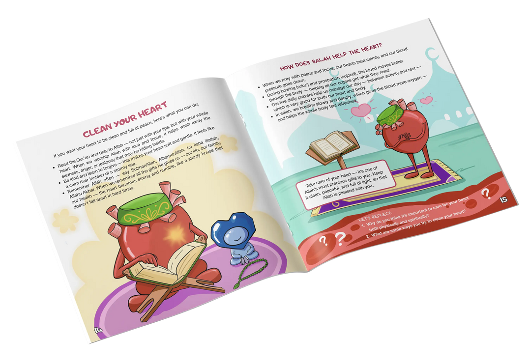 Man is a Wondrous Creation of Allah - The Heart inside page