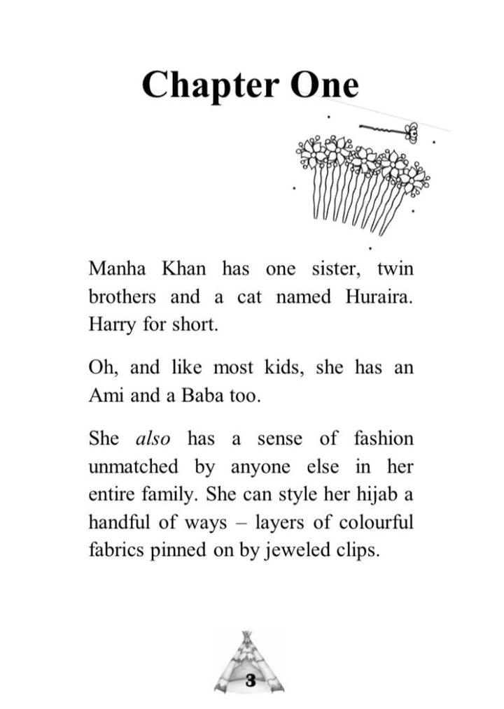 Manha Khan – In a Stubborn Start by Sanaa Ahmad book cover inside pages 2
