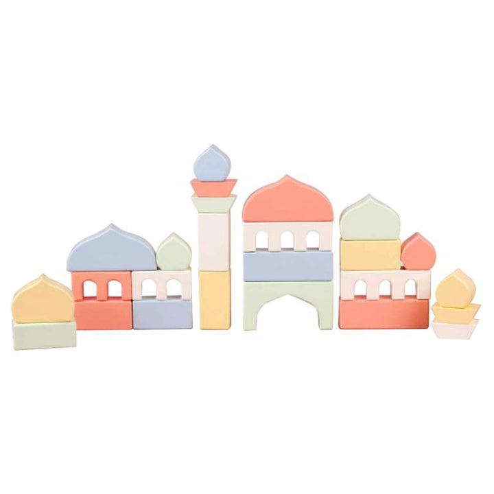 Masjid Blocks | Islamic Montessori Wooden Stacking Toy & Building Set, Mosque Construction montessori toy