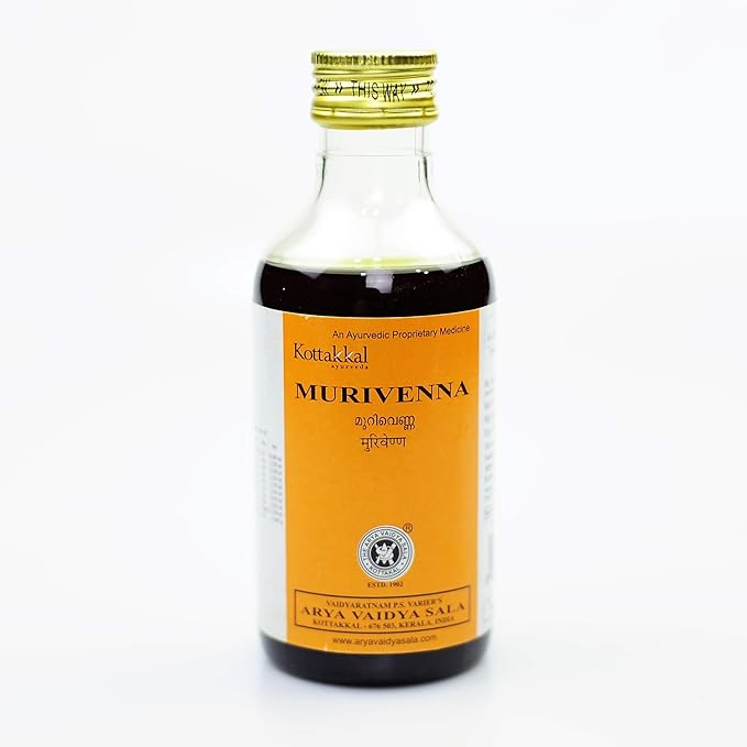 Buy Murivenna Ayurvedic Oil 200 ml by Kottakkal Ayurveda at deensquare.com. Traditional Ayurvedic herbal oil available in Dubai | UAE.