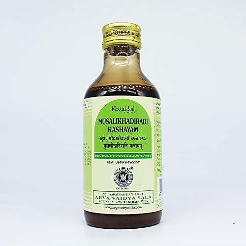 كوتاكال ايورفيدا موساليخاديرادي كاشايام 200 مل| Buy Musalikhadiradi Kashayam 200 ml by Kottakkal Ayurveda at deensquare.com. Traditional Ayurvedic herbal formulation available in Dubai | UAE.