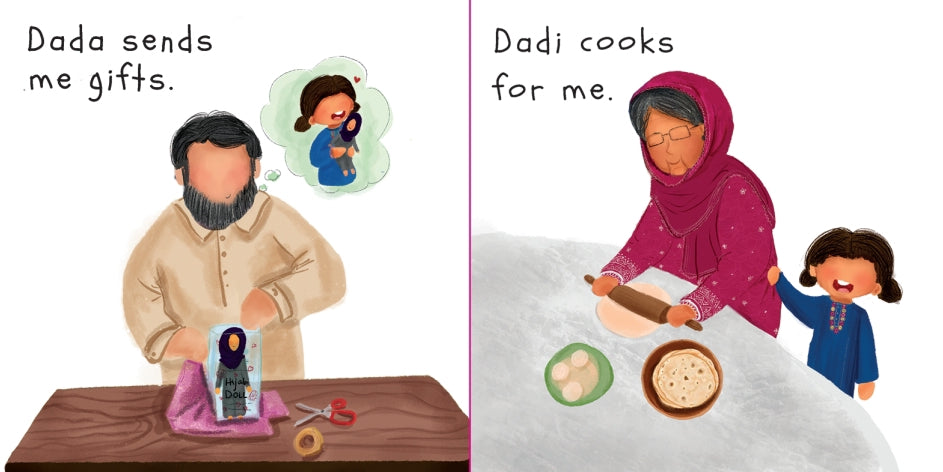 My Dada and Dadi Love Me flowers of jannah inside pages 3