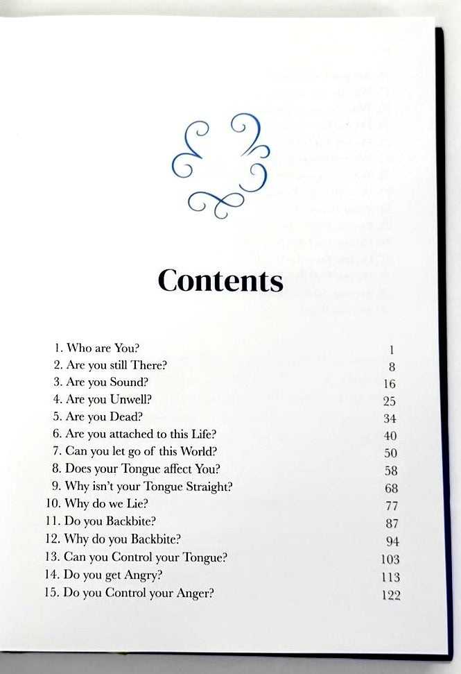 My Dear Heart Book by Dr Haifaa Younis table of contents