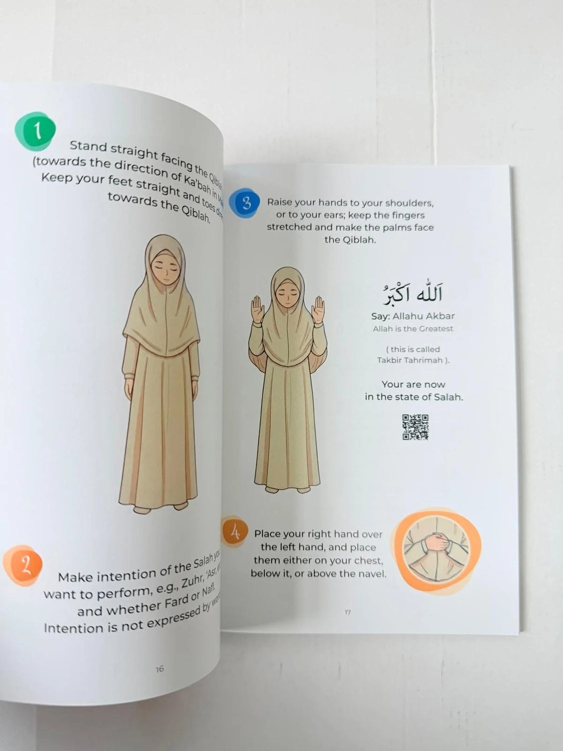 Buy My First Prayer Book for Girls by Darussalam with Wudhu, Salah, Duas and illustrations. Shop now at DeenSquare | Dubai | UAE.