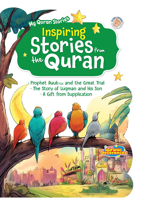 Inspiring Quran stories for kids 3+. 48-page paperback with powerful Prophet stories and lessons on patience and prayer. By Darul Mughni. Buy at deensquare.com