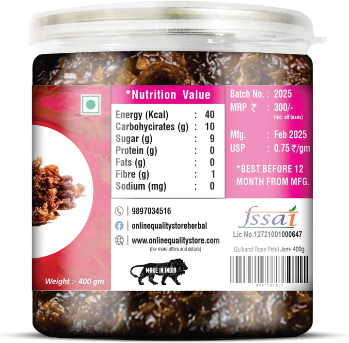 Shop 100% Natural Rose Petal Gulkand with Honey. Authentic cooling Ayurvedic jam for digestion. Fast shipping in Dubai, Abu Dhabi &amp; worldwide.
