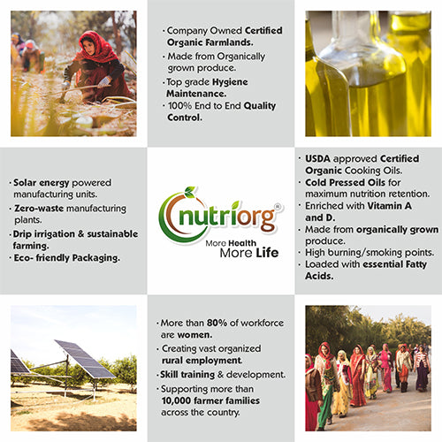 Nutriorg Certified Organic Flaxseed Oil 100ml