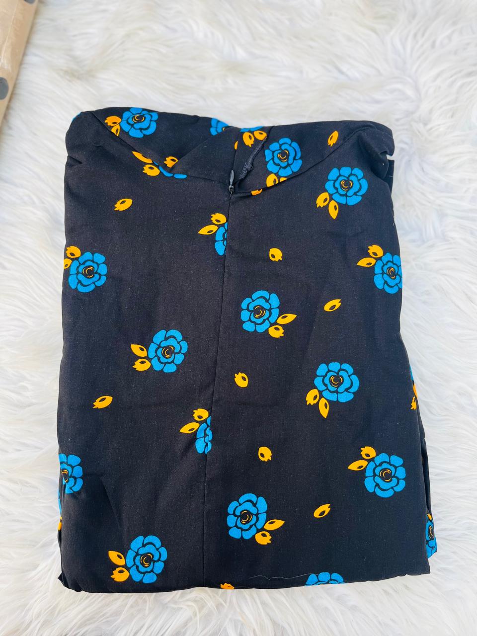 One Piece Floral Prayer Dress for Women
