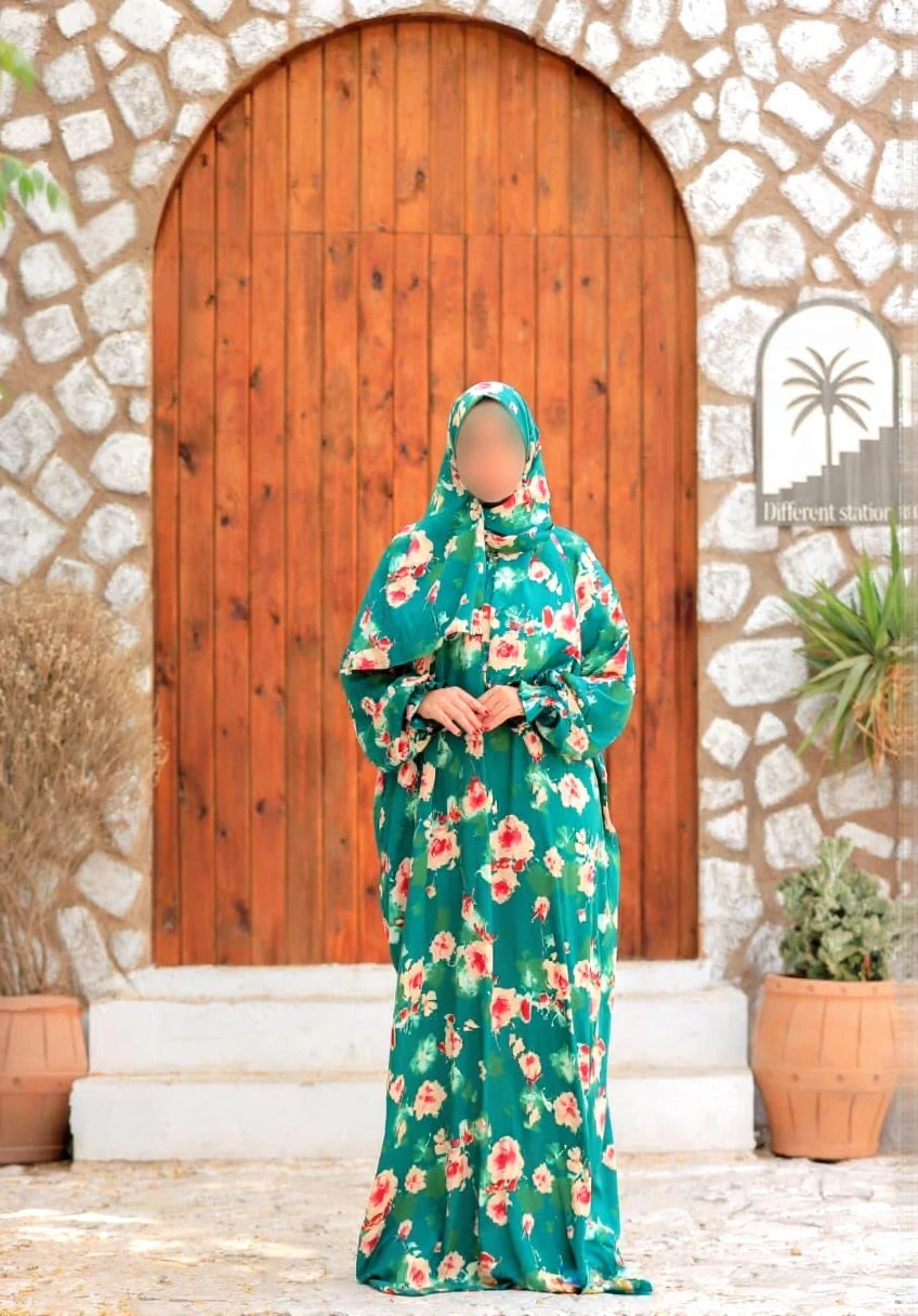 One Piece Prayer Dress with Shayla  - Emerald Garden