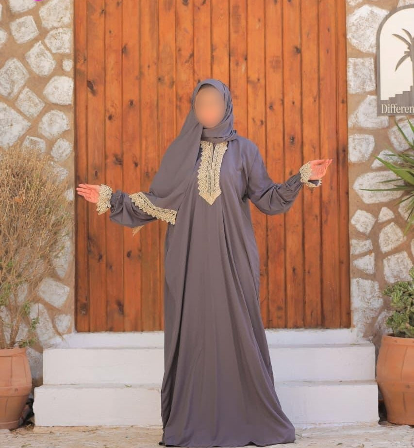 One Piece Prayer Dress with Shayla  - Grey
