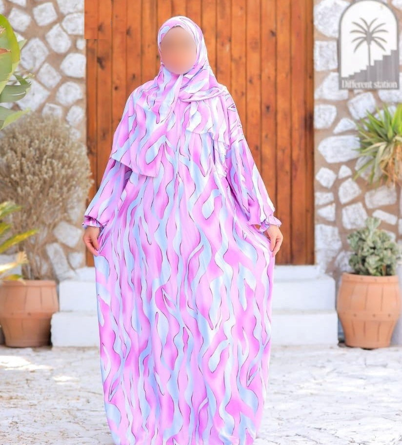 One Piece Prayer Dress with Shayla  - Lavender Flame