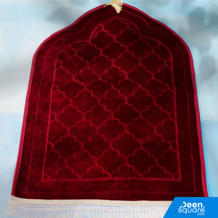 padded prayer mat, customizable prayer mat, name prayer mat, arch design sajjadah, premium musalla, Islamic gift, prayer rug, foam padded mat, ramadan gifts, deen square