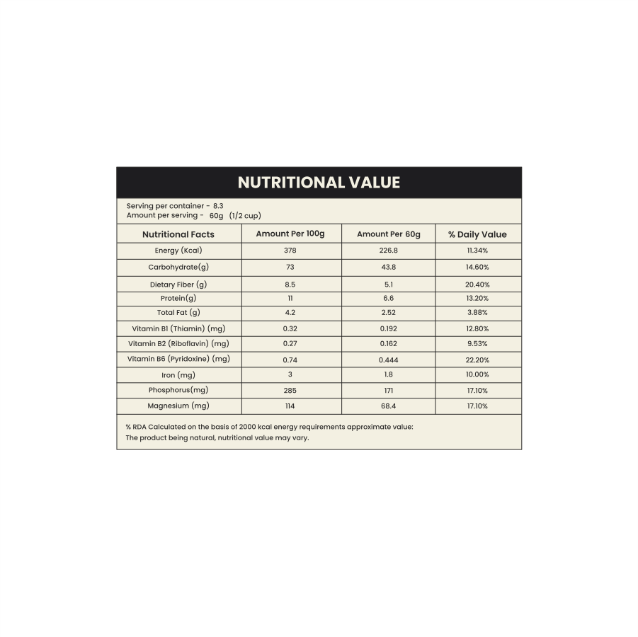 Nutriorg Organic Pearl Millet 500g