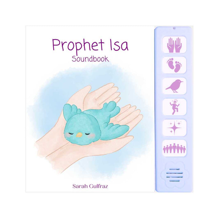 Buy Prophet Isa Sound Book at deensquare.com. Interactive Islamic board book with 6 sounds for children. Dubai | UAE. Shop now.