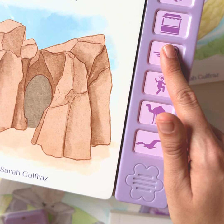 Buy Prophet Muhammad Sound Book at deensquare.com. Interactive Islamic board book with 6 sounds for children. Dubai | UAE. Shop now.