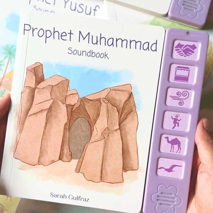 Buy Prophet Muhammad Sound Book at deensquare.com. Interactive Islamic board book with 6 sounds for children. Dubai | UAE. Shop now.