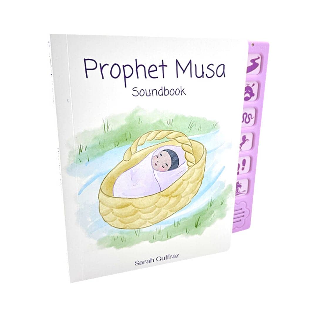Buy Prophet Musa Sound Book at deensquare.com. Interactive Islamic board book with 6 sounds for children. Dubai | UAE. Shop now.