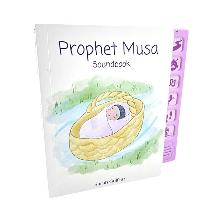 Buy Prophet Musa Sound Book at deensquare.com. Interactive Islamic board book with 6 sounds for children. Dubai | UAE. Shop now.