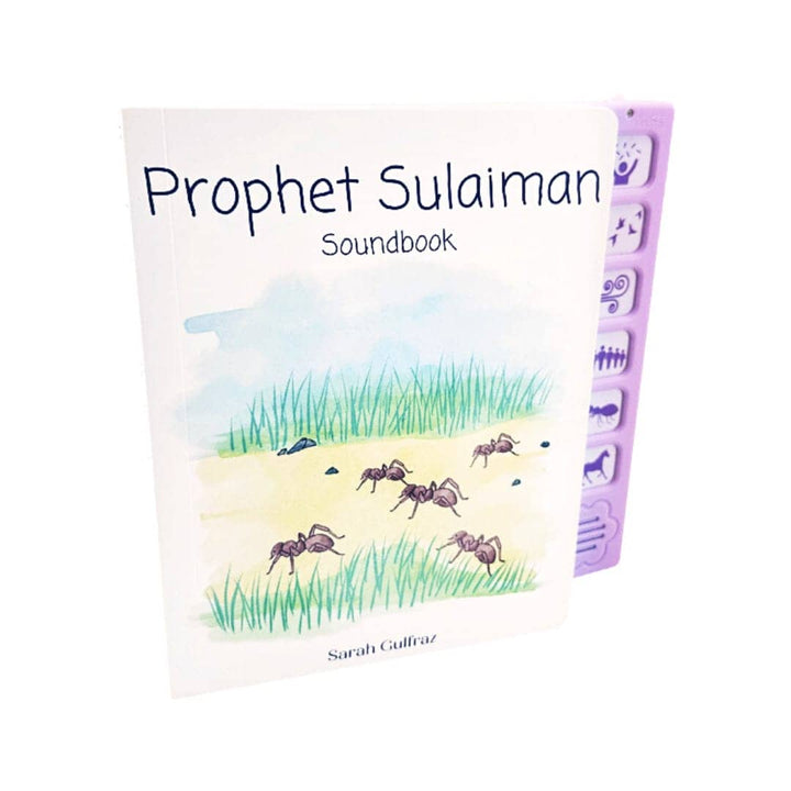 Buy Prophet Sulaiman Sound Book at deensquare.com. Interactive Islamic board book with 6 sounds for children. Dubai | UAE delivery.