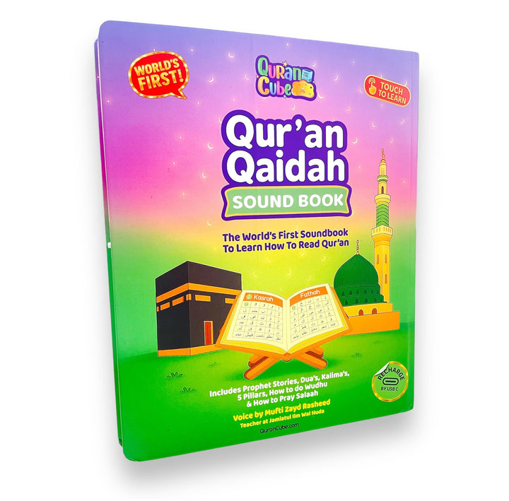 Quran Qaidah Soundbook – The World’s First Touch &amp; Audio Quran Learning Book - Alif Baa Taa - Quran Cuber
