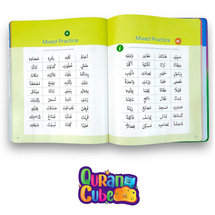 Quran Qaidah Soundbook – The World’s First Touch &amp; Audio Quran Learning Book - Alif Baa Taa - Quran Cuber