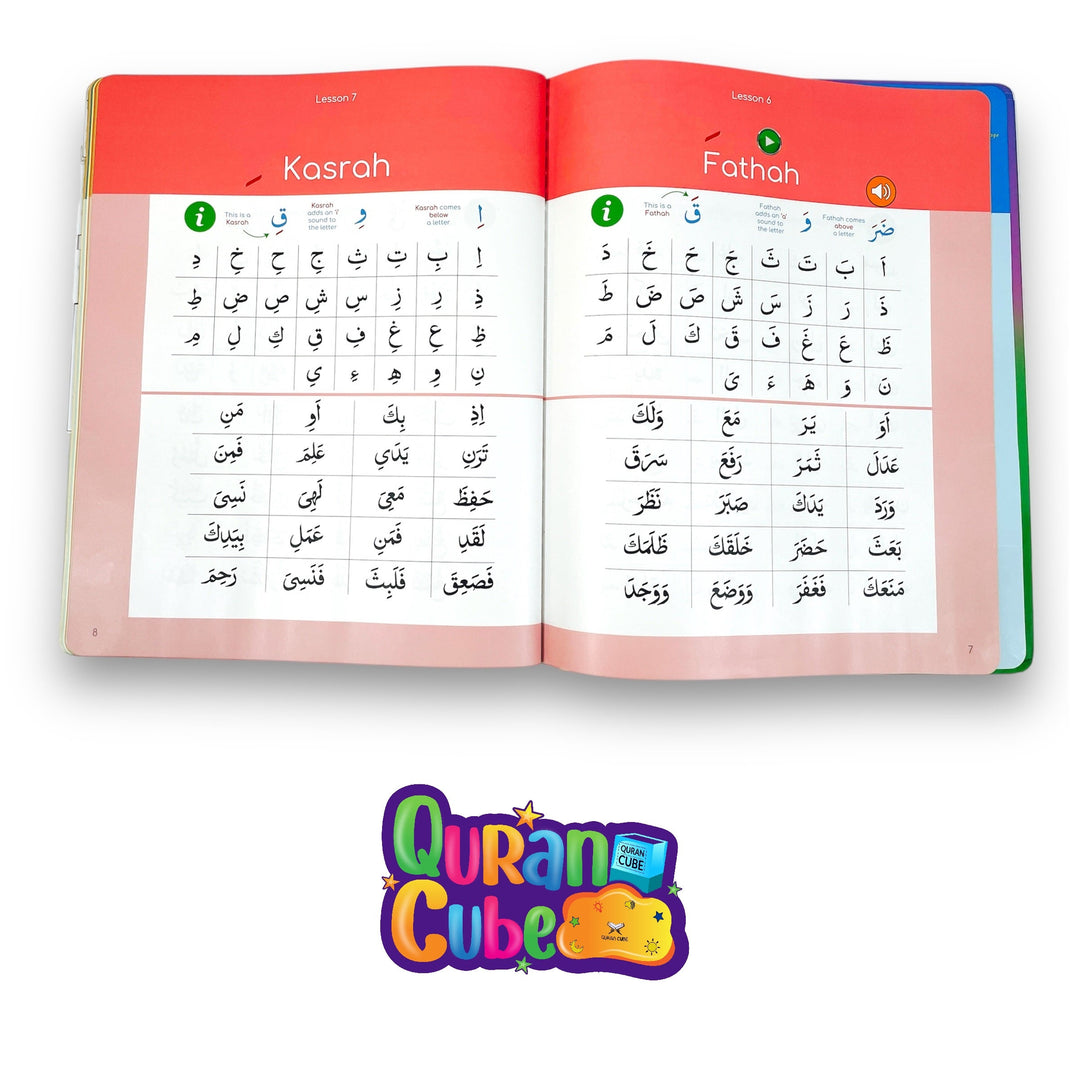Quran Qaidah Soundbook – The World’s First Touch &amp; Audio Quran Learning Book - Alif Baa Taa - Quran Cuber