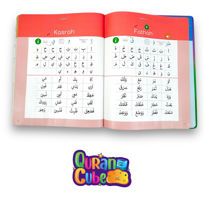 Quran Qaidah Soundbook – The World’s First Touch &amp; Audio Quran Learning Book - Alif Baa Taa - Quran Cuber