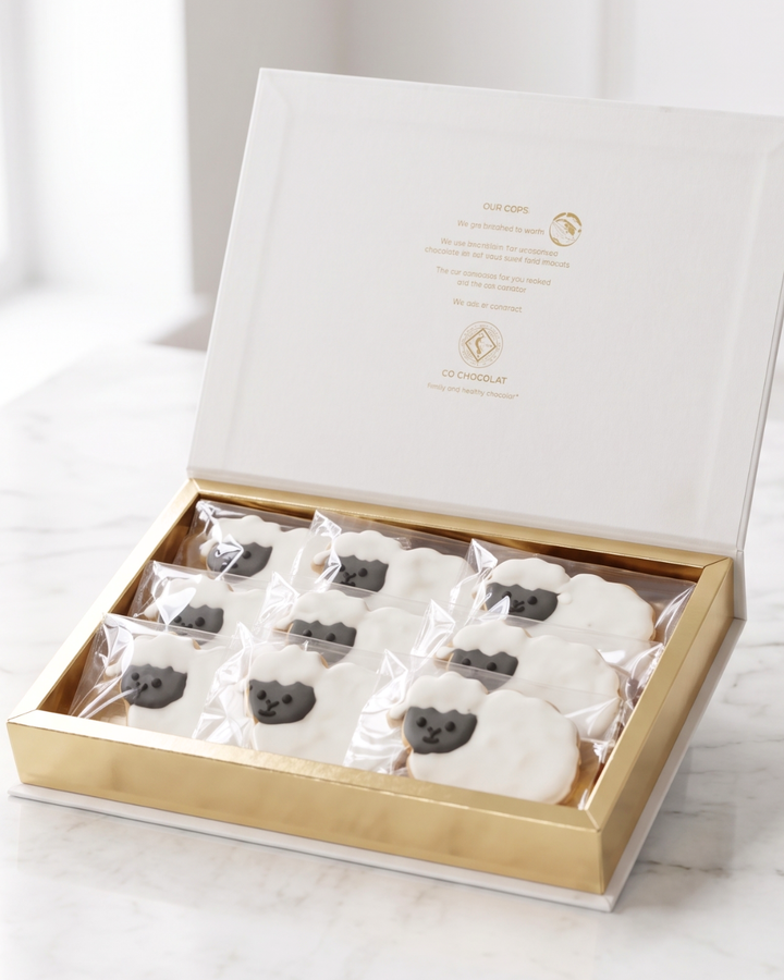 Qurbani Cookies Flat Box – Gluten-Free Eid Cookies Gift Box