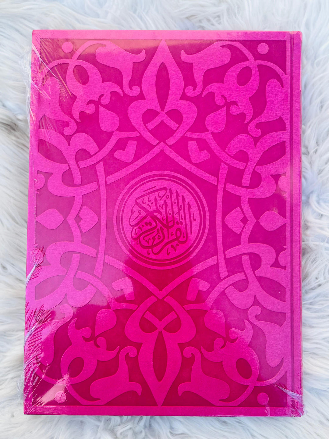 Rainbow Quran - Extra Large Size - 25 x 35 cm  dark pink