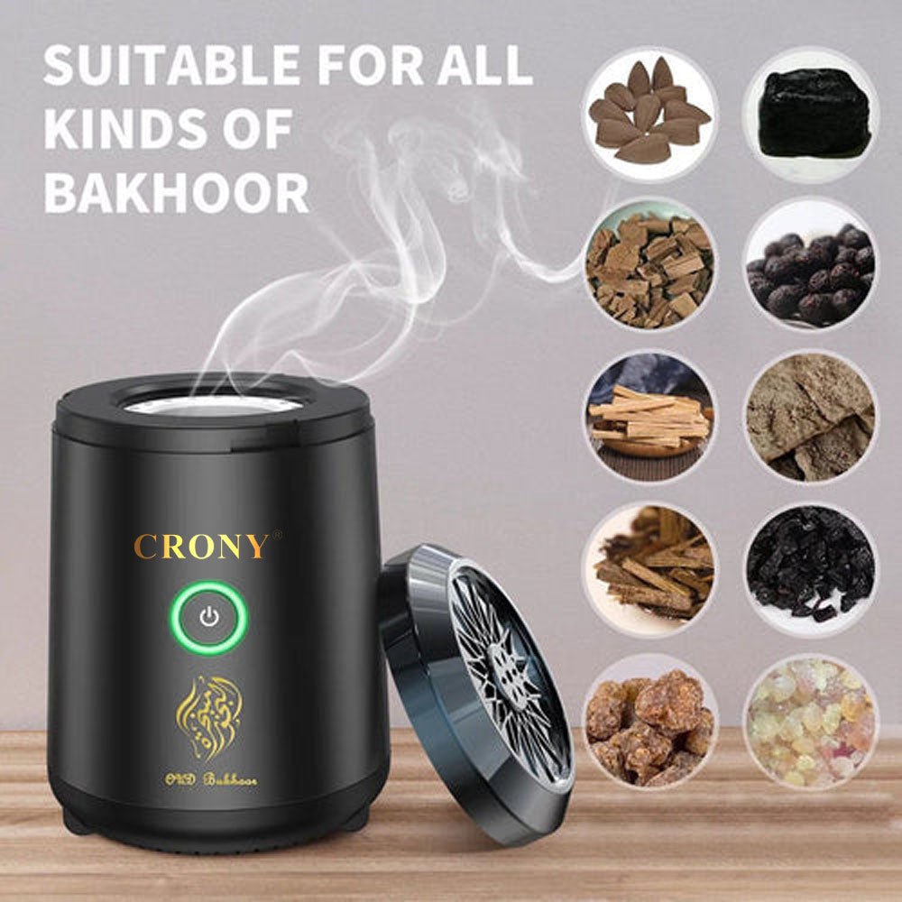 Bakhoor Burner, Electric Bakhoor, Oud Burner, Car Incense Burner, Mini Bakhoor Burner, Rechargeable Incense Burner, Dukhoon Burner, Islamic Gifts