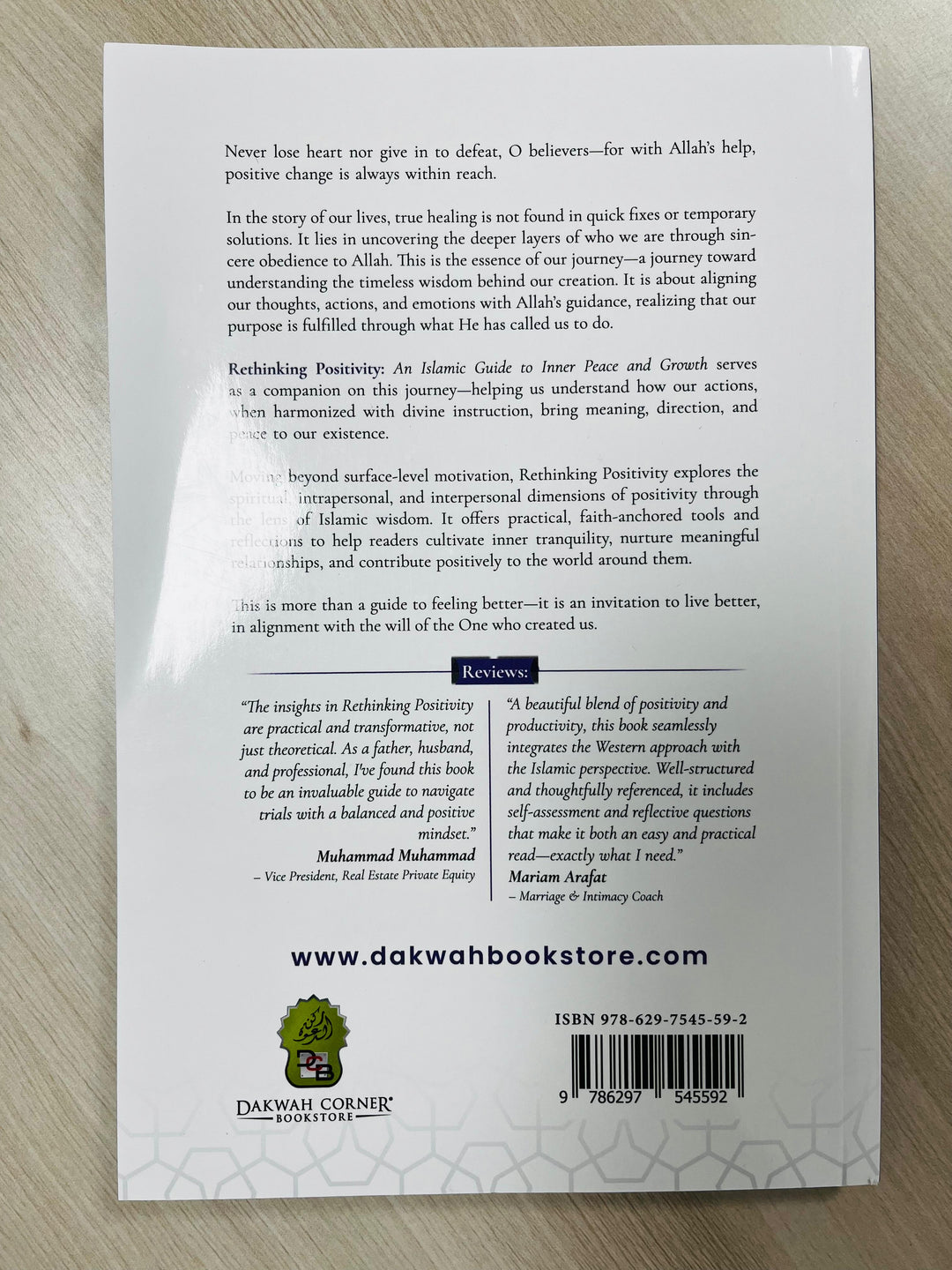 Buy Rethinking Positivity by Dakwah Corner for Islamic motivational reading. Shop now at deensquare.com | Dubai | UAE.