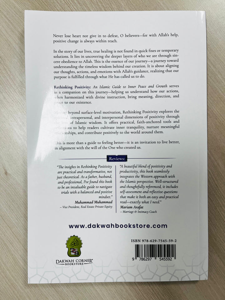 Buy Rethinking Positivity by Dakwah Corner for Islamic motivational reading. Shop now at deensquare.com | Dubai | UAE.
