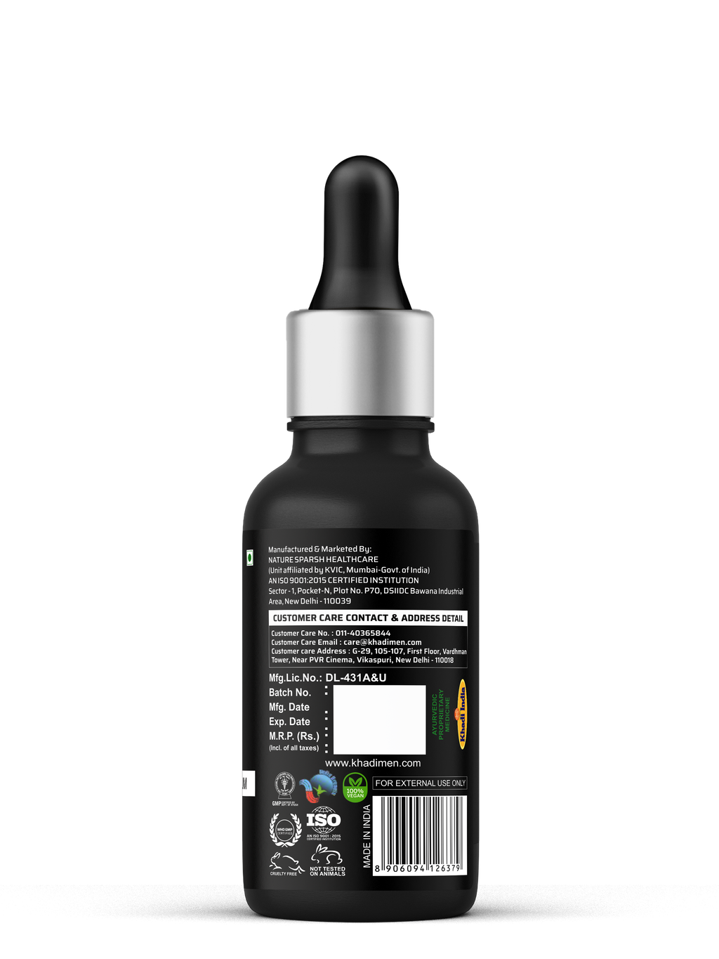 Beard Growth Serum - Khadi Men - 30 ml