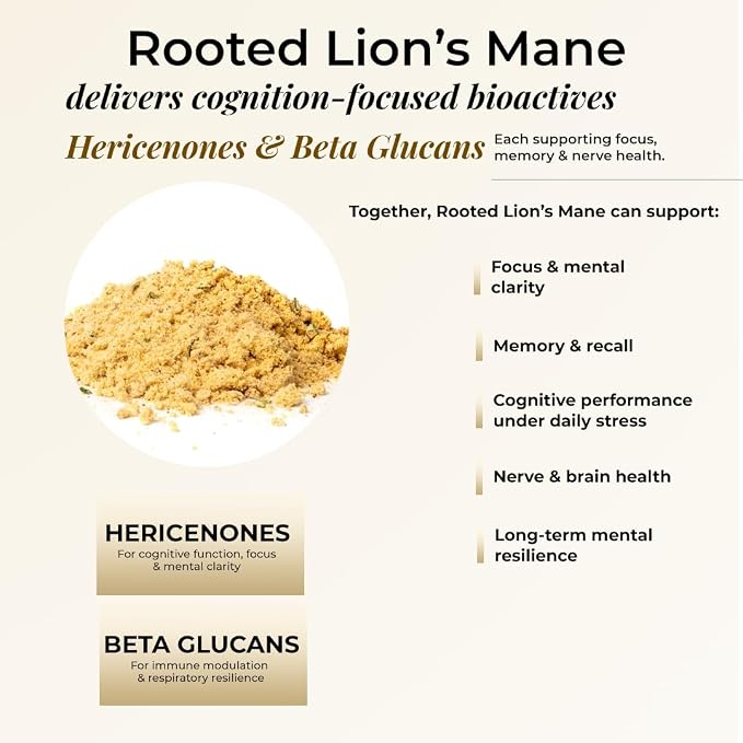 Support focus, memory &amp; brain wellness with Lion&