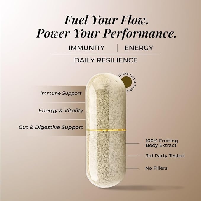 Support immunity, brain &amp; gut health with Rooted Actives 7-in-1 Mushroom Complex. Fast shipping in Dubai and delivery across UAE from DeenSquare.com.