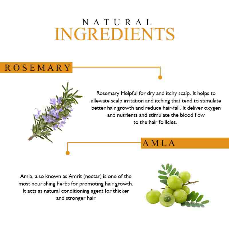 Khadi Organique Rosemary Amla Hair Cleanser (Shampoo) 210 ml