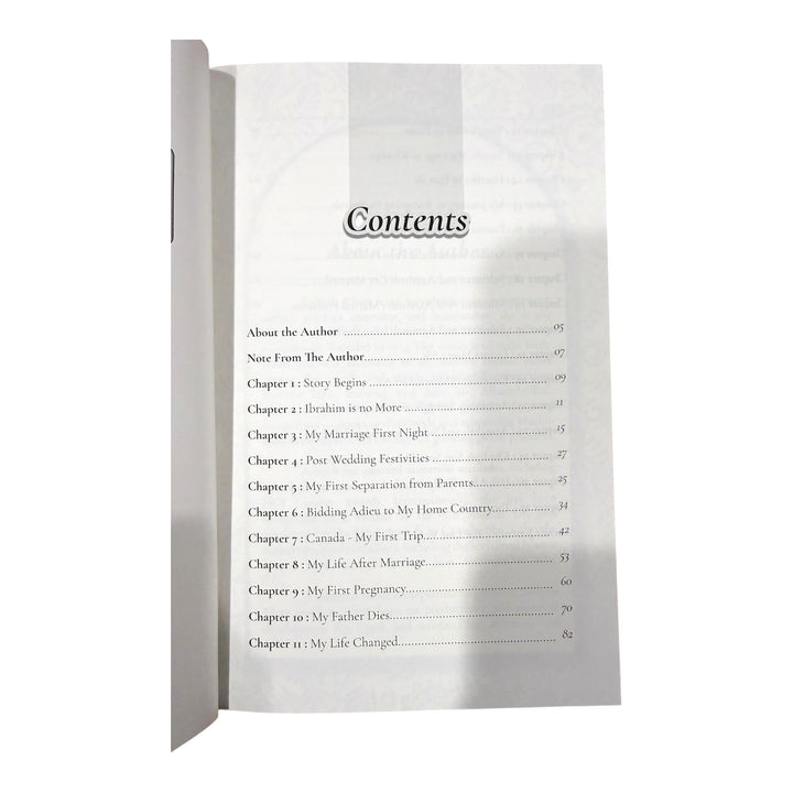 Saarah’s Journey: From Ignorance to Bliss – Finale  aaliyah khan table of contents