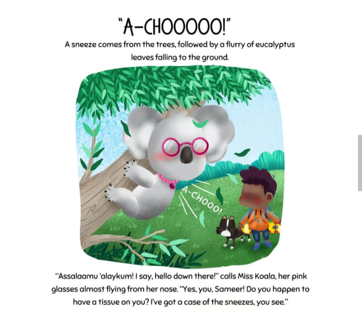 Sameer and Snazzy - Kindness Counts emma halim inside page