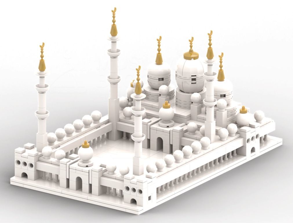 Sheikh Zayed Grand Mosque - Islamic Building Blocks Set for kids