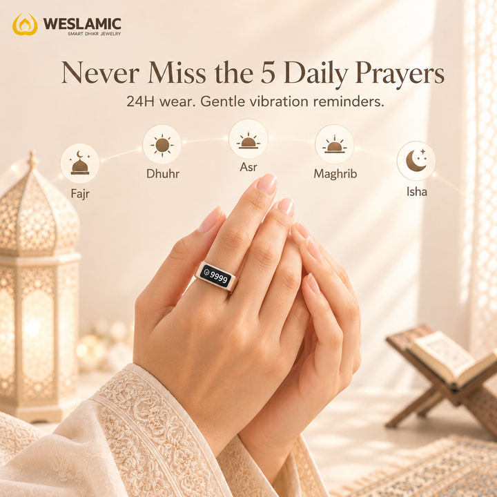 iTasbih Peace 1 Smart Zikr Ring – Digital Tasbih by Weslamic zikr ring 3.0