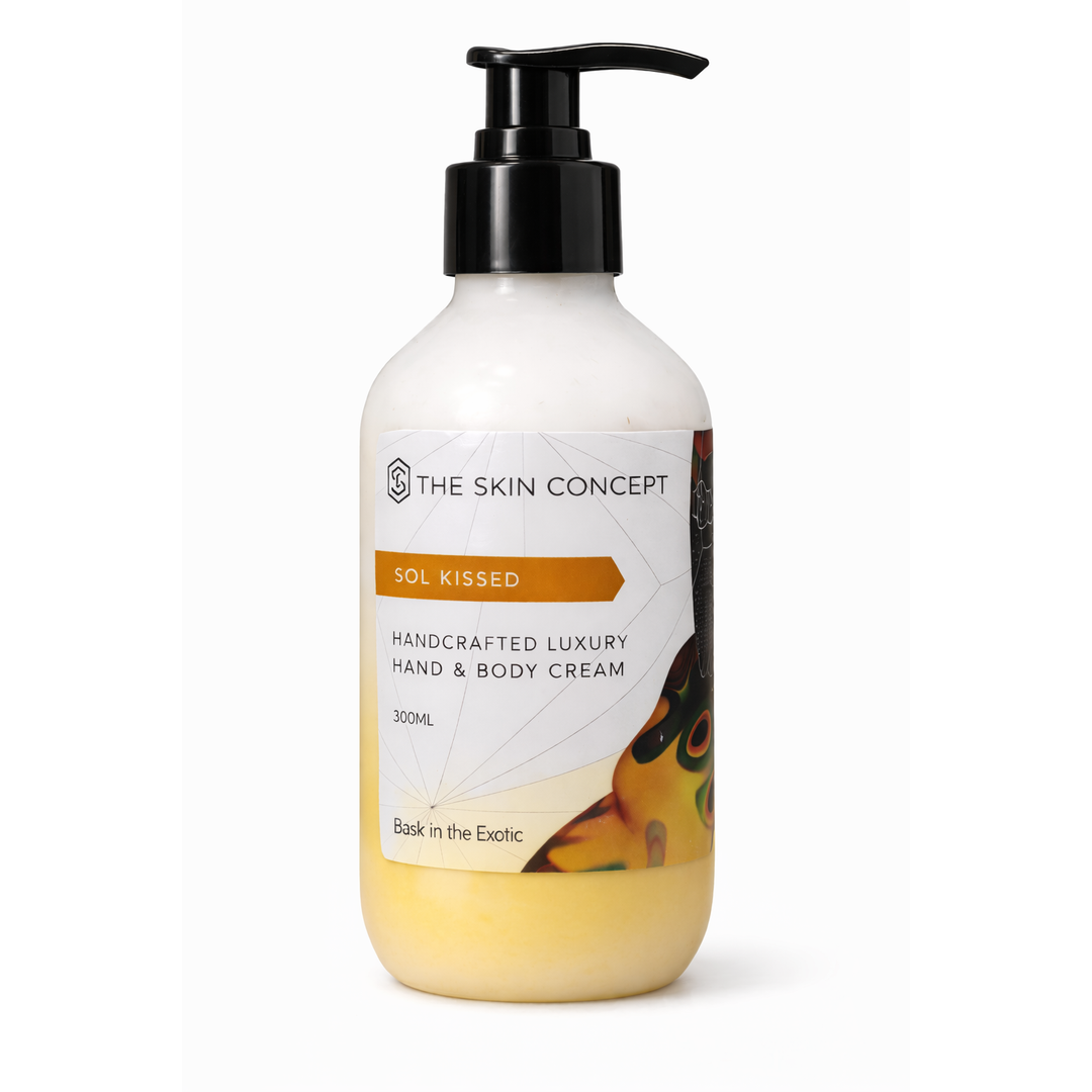Buy Sol Kissed Hand &amp; Body Cream 300ml by The Skin Concept at deensquare.com. Luxury moisturising body care available in Dubai | UAE.