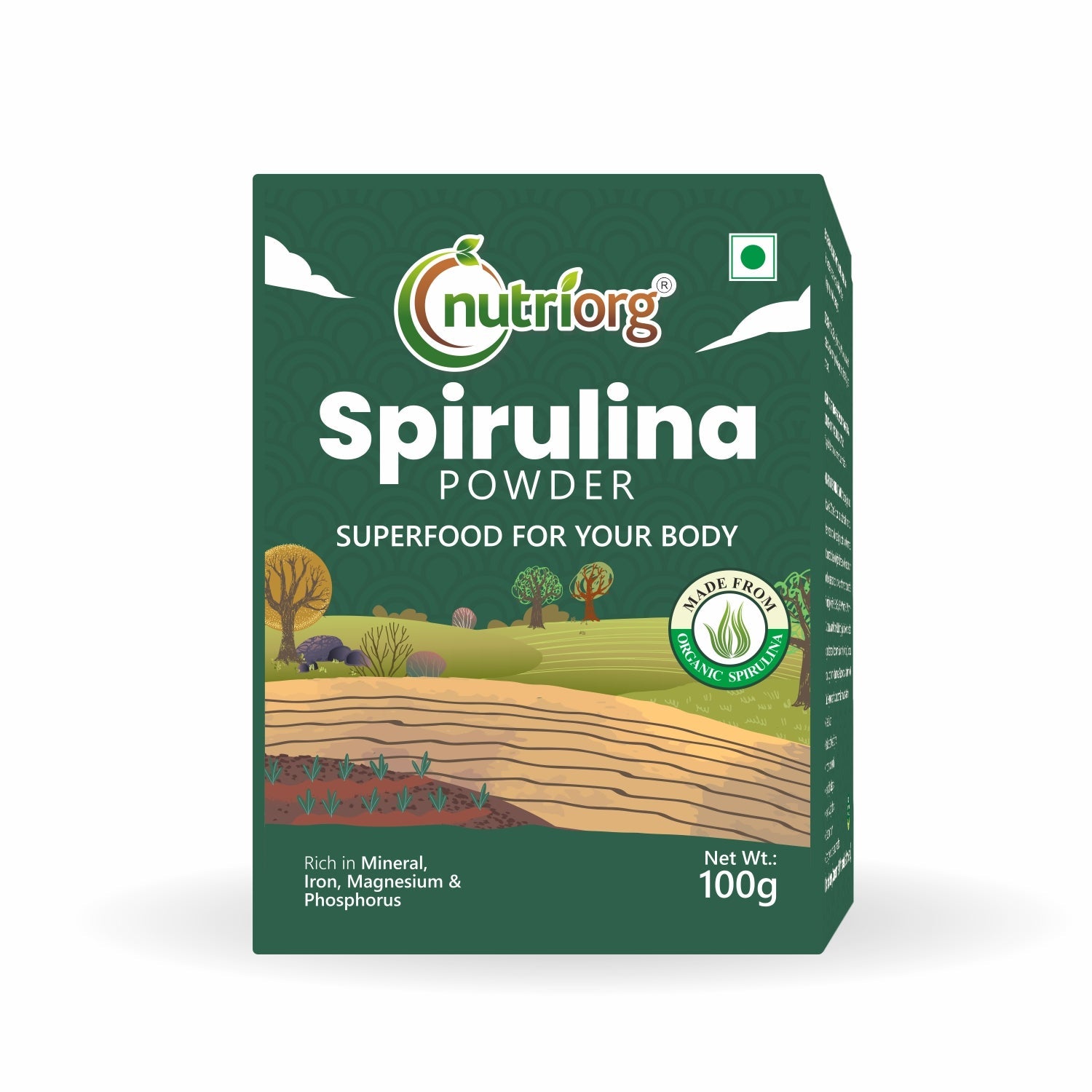 Nutriorg Spirulina Powder 100 g