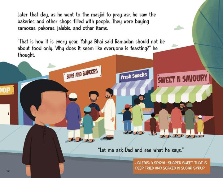 Suhaib & Safiyah in Ramadan: Fasting or Feasting? inside pages 3