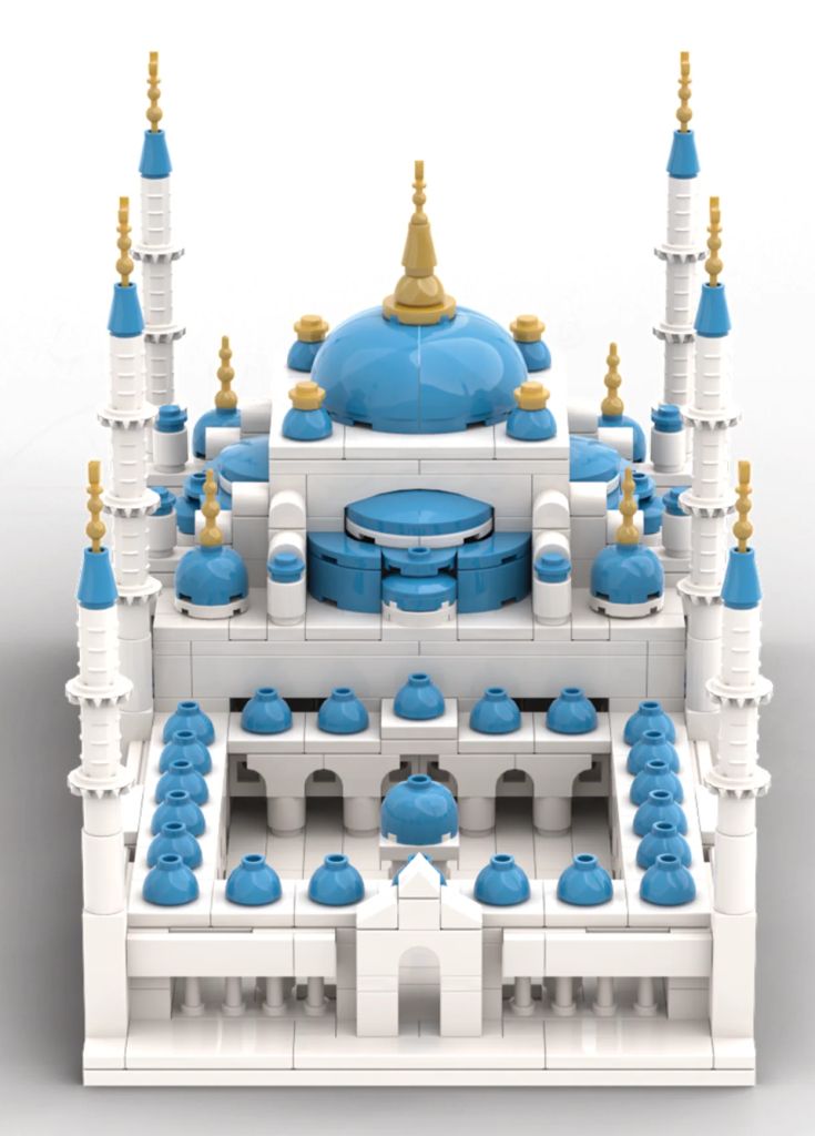 Sultan Ahmed Mosque - The Blue Mosque - Islamic Building Blocks Set for kids ramadan gift