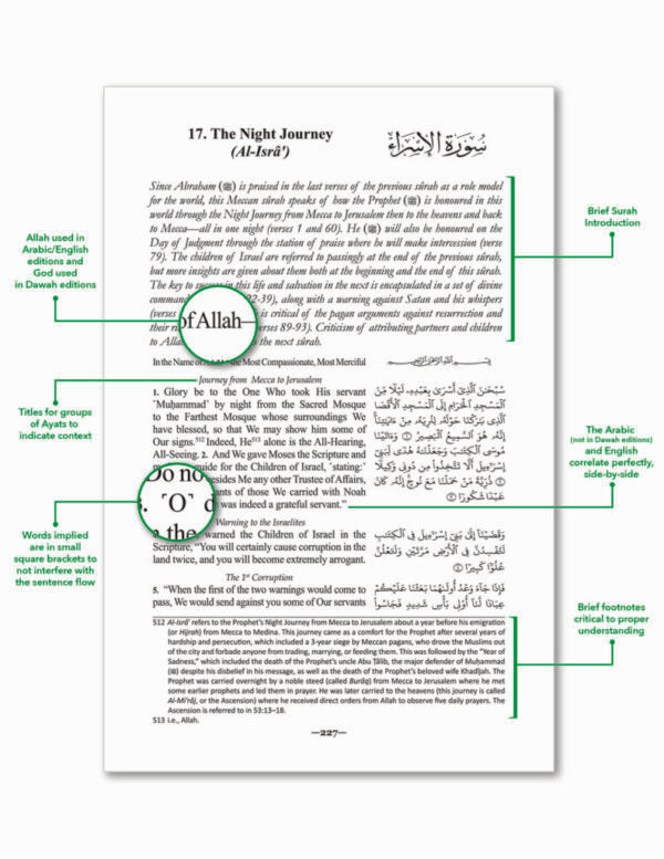THE CLEAR QURAN® Series – with Arabic Text – Parallel Edition | Hardcover