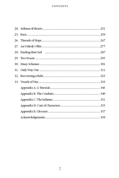 Tales of Khayaal Book 1 Aron – Epic Fantasy Sci-Fi Series by Rehan Khan table of contents 2