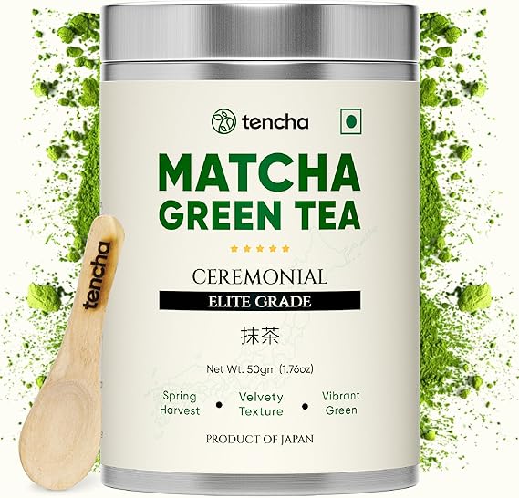 Discover Tencha Ceremonial Elite Grade Matcha 50g sourced from Shizuoka, Japan. Superior-grade spring harvest matcha with smooth flavor, subtle sweetness, and authentic Japanese quality.